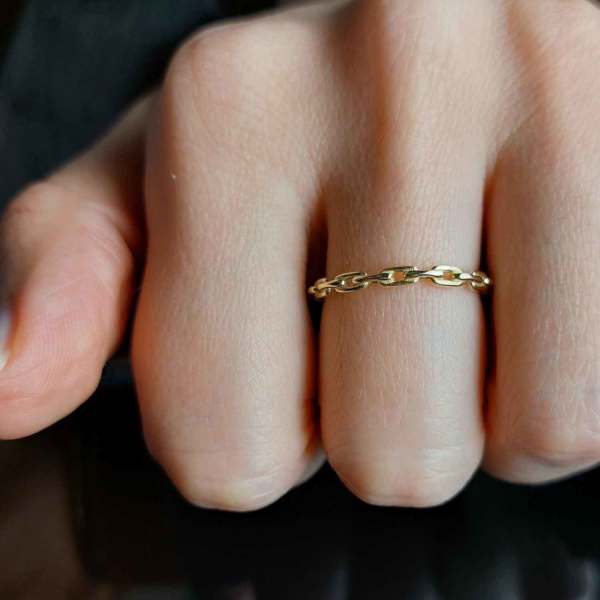 Altın Zincir Yüzük 14 Ayar 1.61 Gram ABYYZK0134