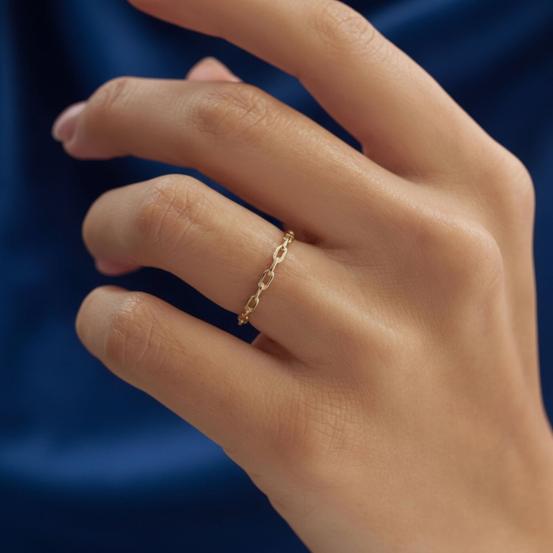 Altın Zincir Yüzük 14 Ayar 1.61 Gram ABYYZK0134