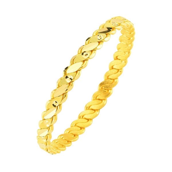 30 Gram Noktalı Adana Burma Bilezik 22 Ayar Altın