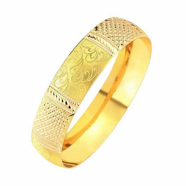 22 Ayar 20 Gram Altın Bilezik Kristal (15mm Enli ) ABY22BZ046