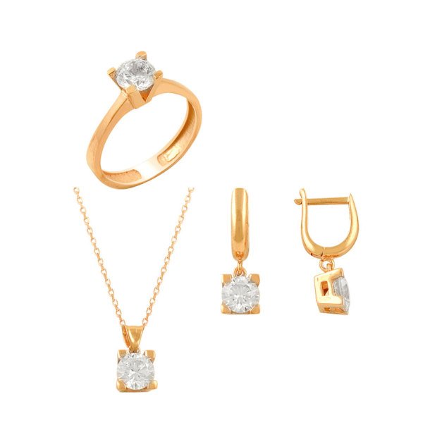 Tektaş Üçlü Set Altın  7.10 Gram