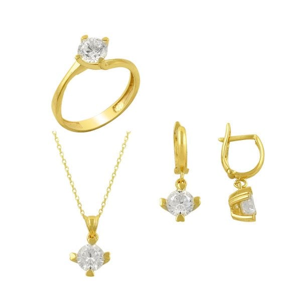Tektaş Üçlü Set Altın  7.45 Gram