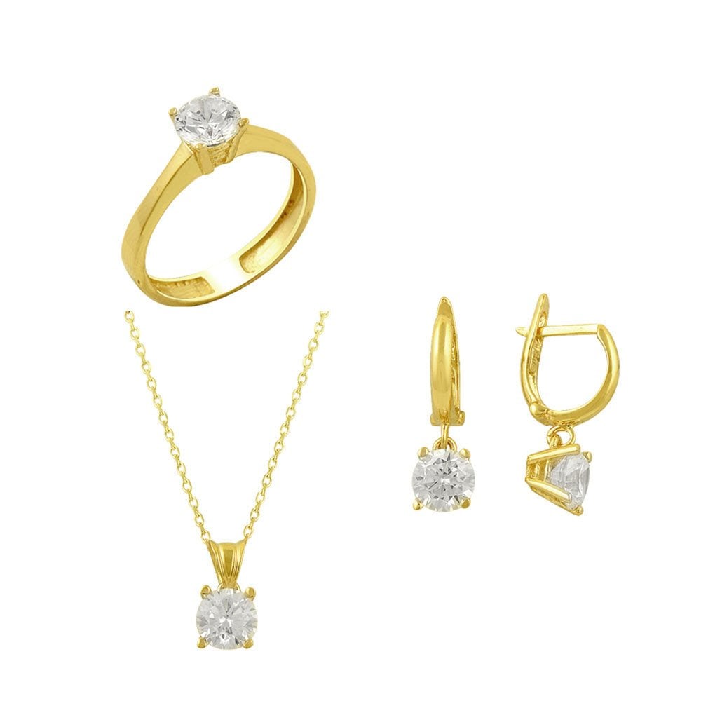 Tektaş Üçlü Set Altın 5.56 Gram