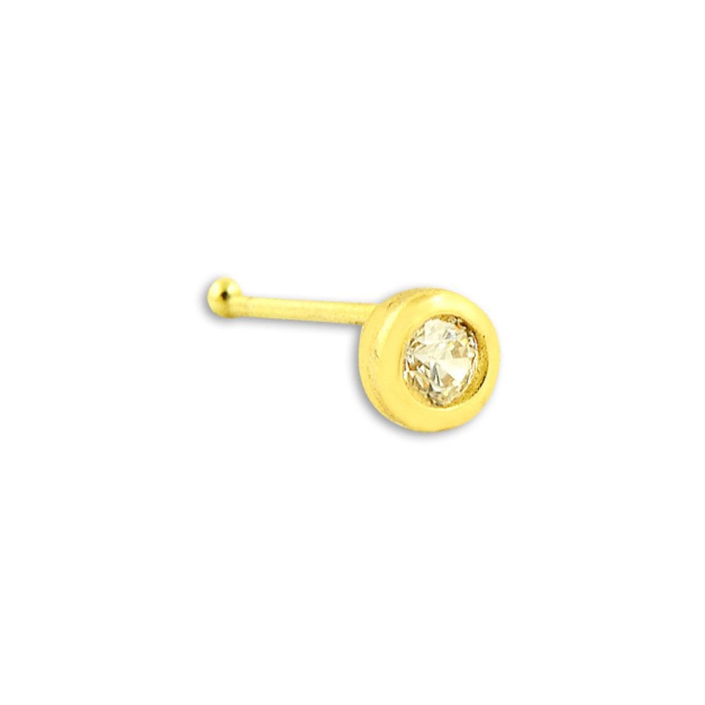 Altın Hızma Taşlı Oval 0.15 Gram