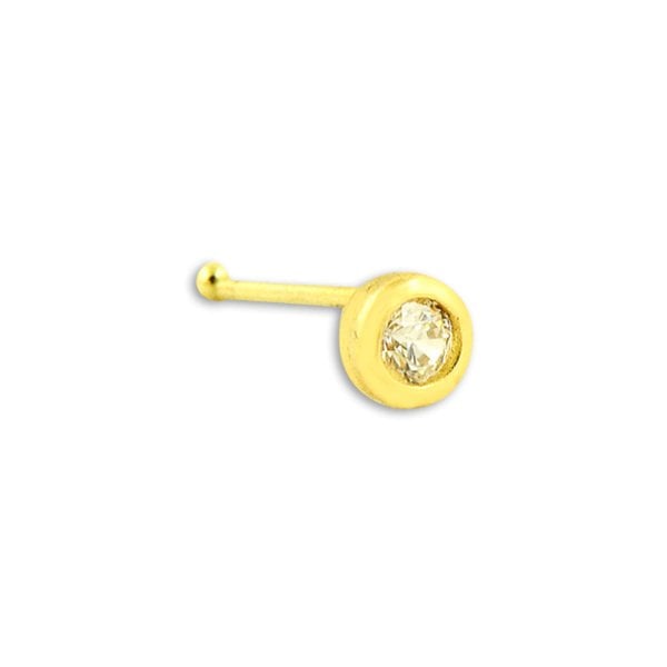Altın Hızma Taşlı Oval 0.15 Gram