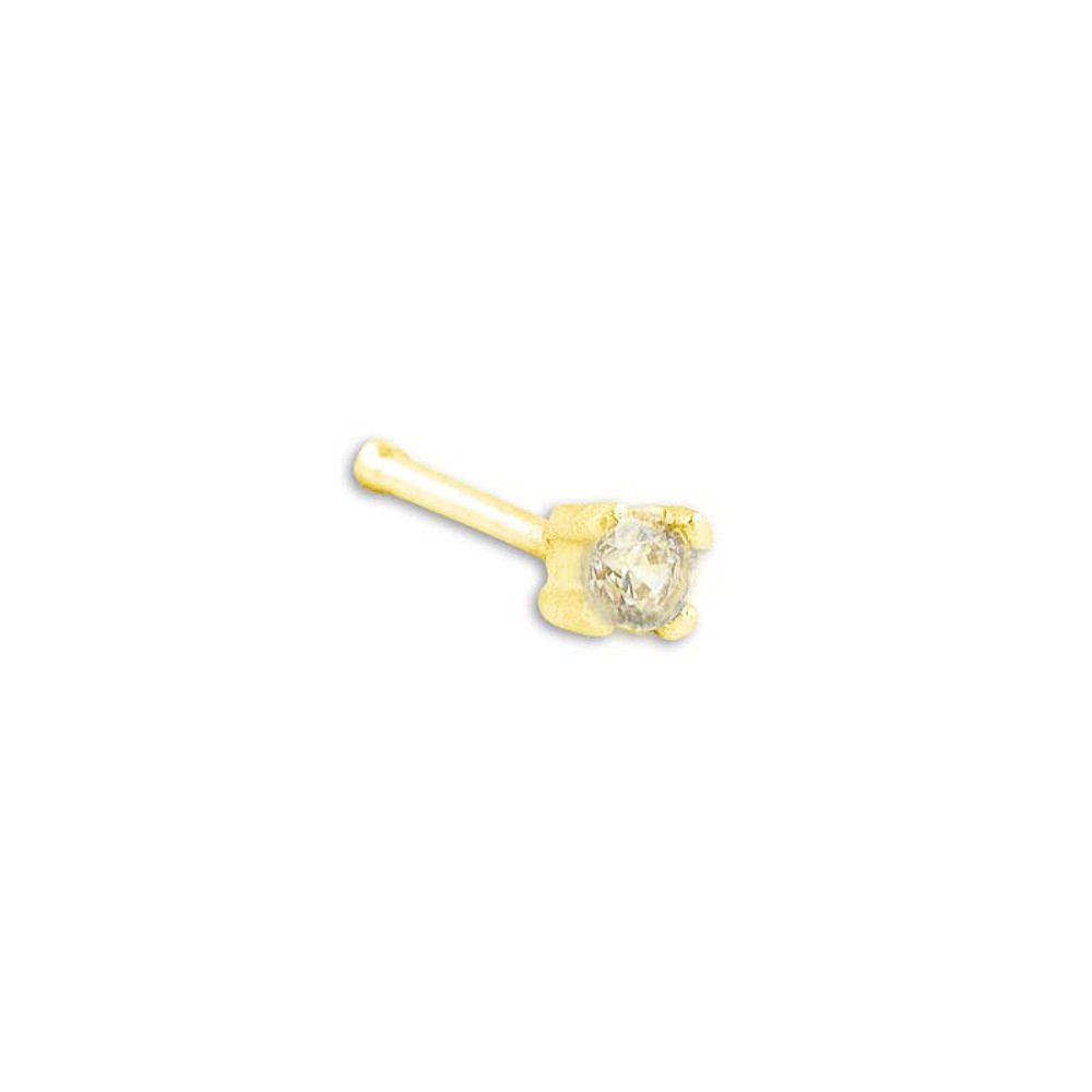 Altın Hızma Köşeli Taşlı 0.15 Gram