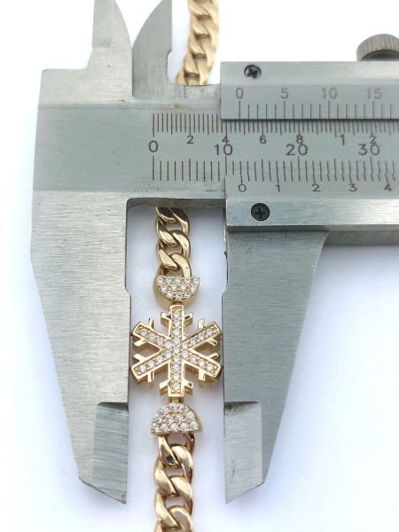 14 Ayar Altın Kartenesi Bileklik 7.10 Gram - ABYBLK0131