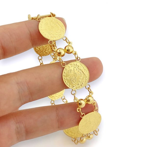 22 Ayar Altın 6 Reşat Çeyrekli Bileklik 14.94 gr ABY22BL034