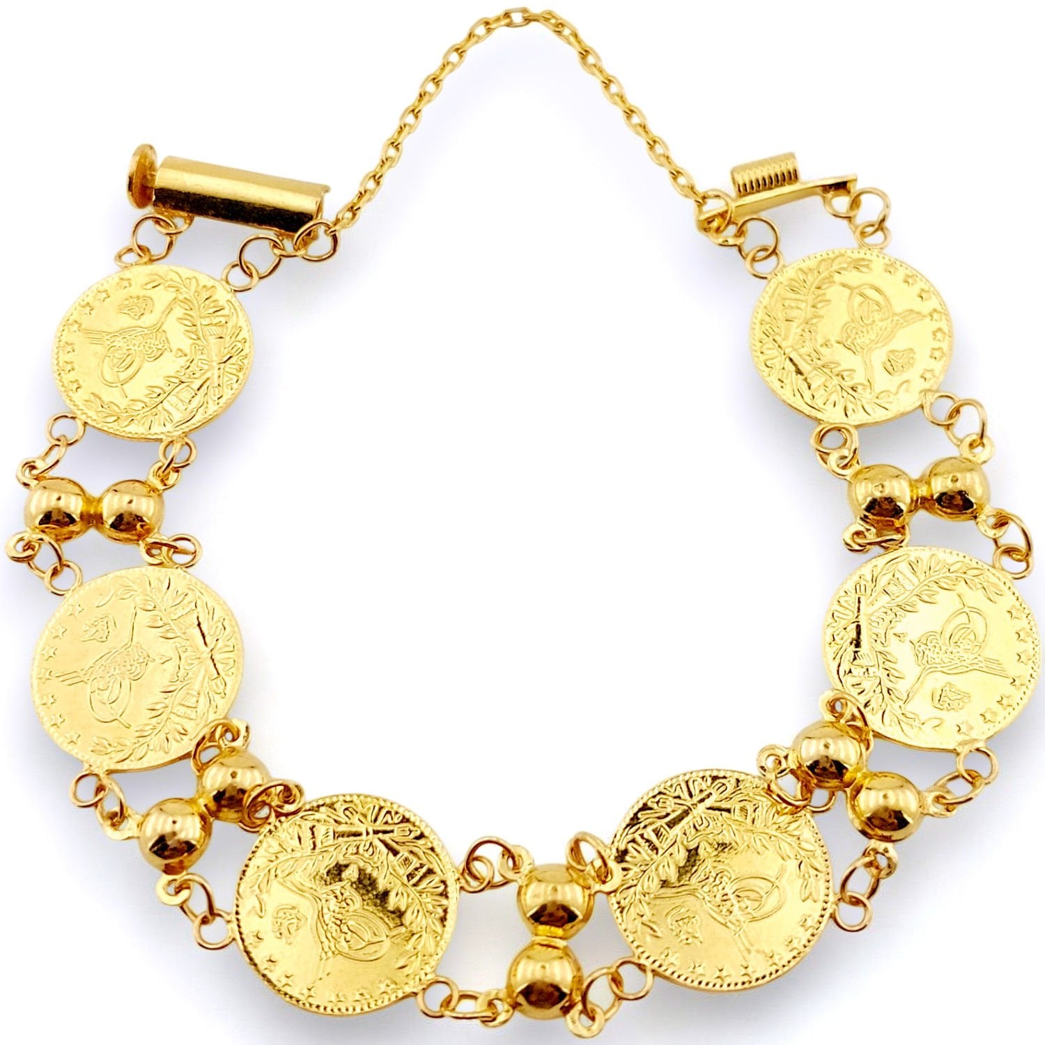 22 Ayar Altın 6 Reşat Çeyrekli Bileklik 14.94 gr ABY22BL034