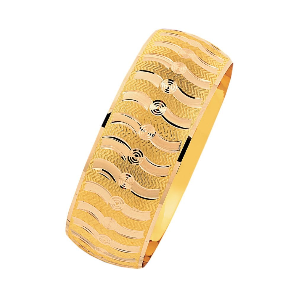 Geniş Bilezik 14 Ayar Altın 25 Gram