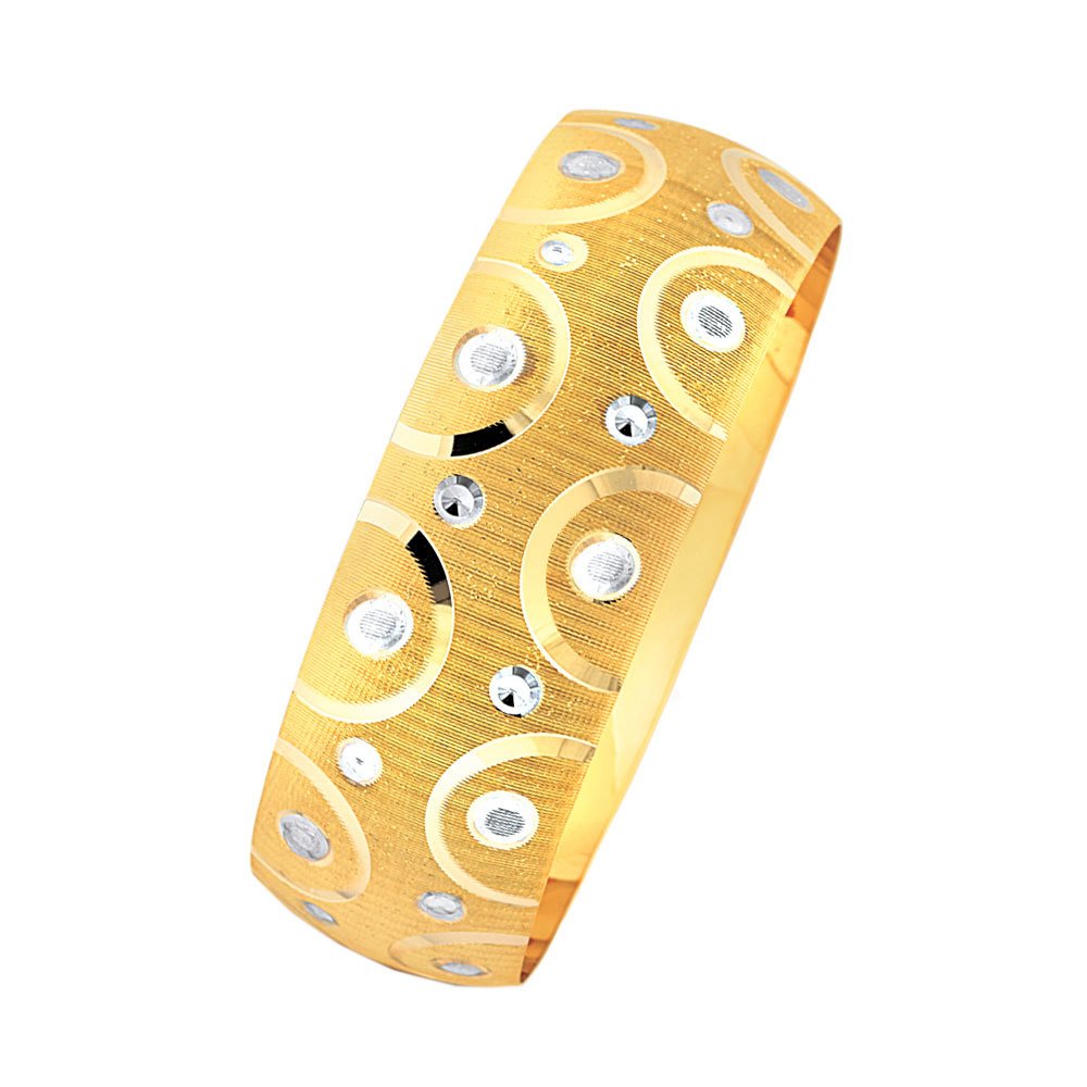 14 Ayar Mega Bilezik Noktalı Rojdalı 25 Gram