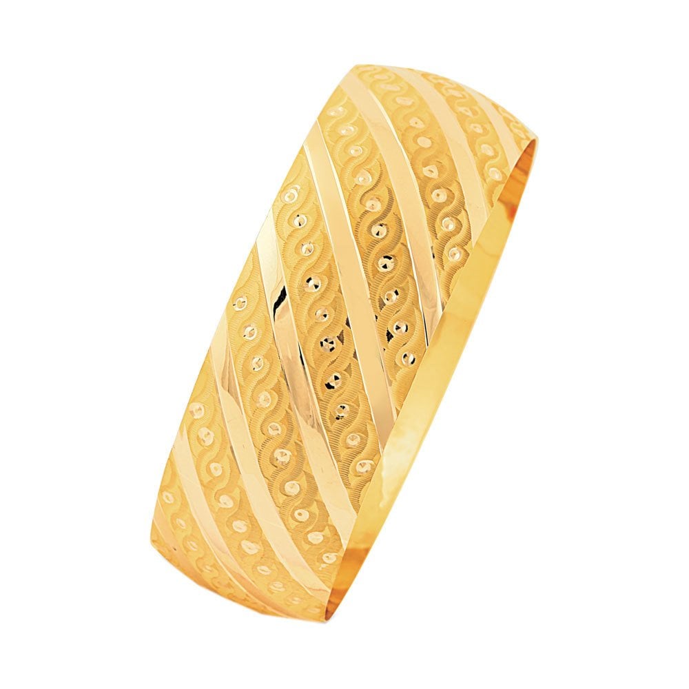 14 Ayar Mega Bilezik Sade Model 25 Gram