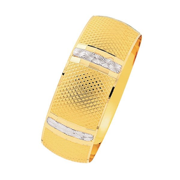 14 Ayar Altın Mega Bilezik Yıldız Rodajlı 25 Gram