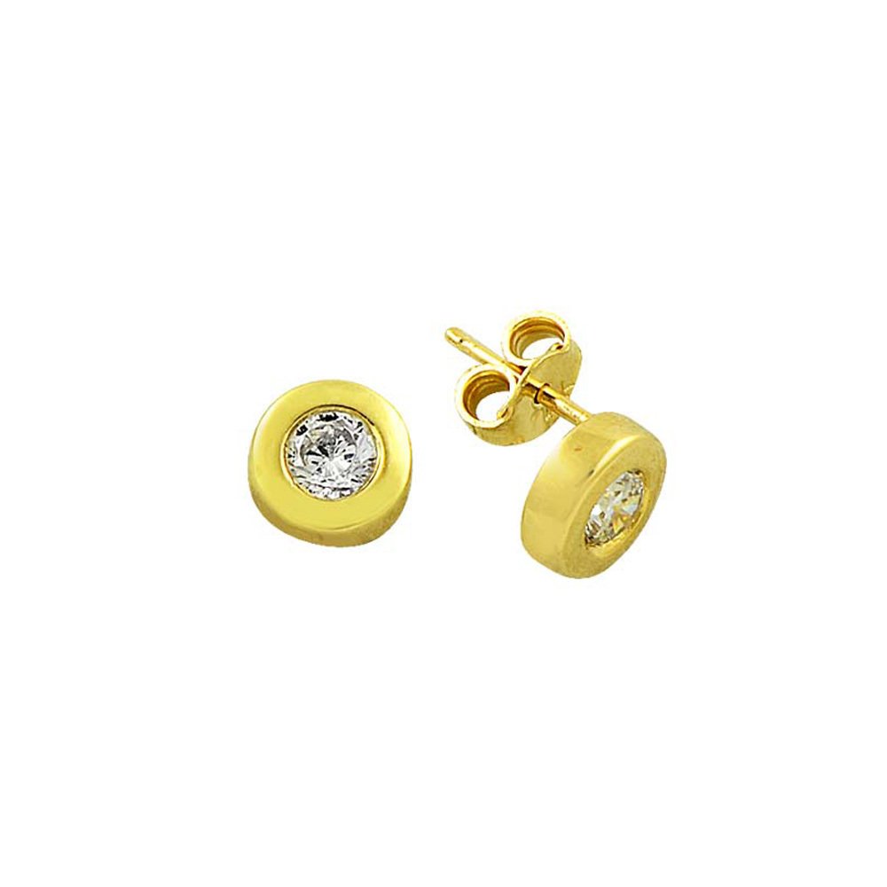 Tektaş Küpe 14 Ayar Altın 1.66 Gram