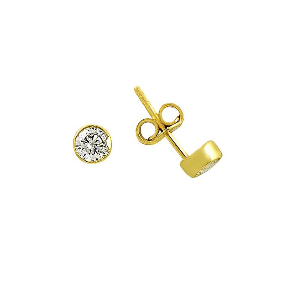 Tektaş Küpe 14 Ayar Altın 1.02 Gram