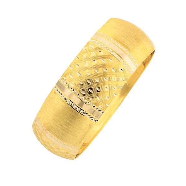 Altın Mega Bilezik Şarnelli 18 Gram