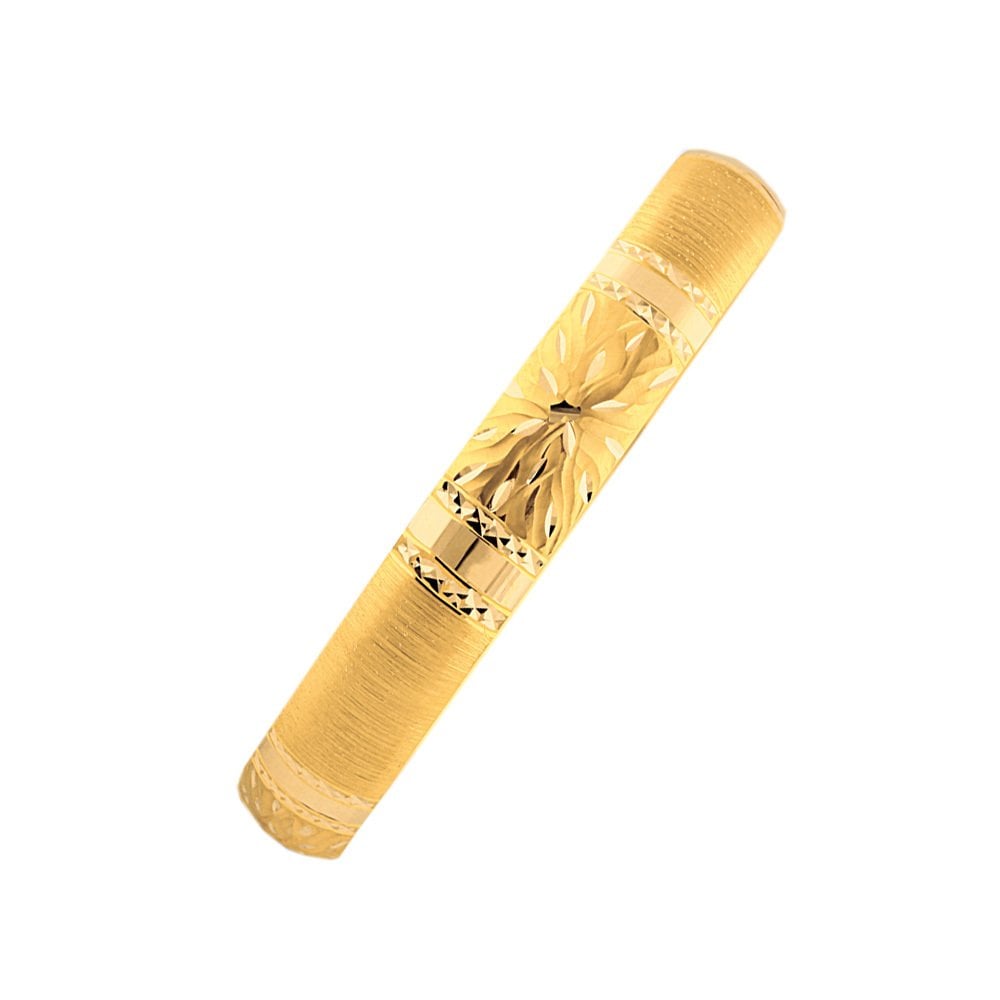 Hediyelik 14 Ayar Altın Şarnelli Bilezik Güneş  7 Gram