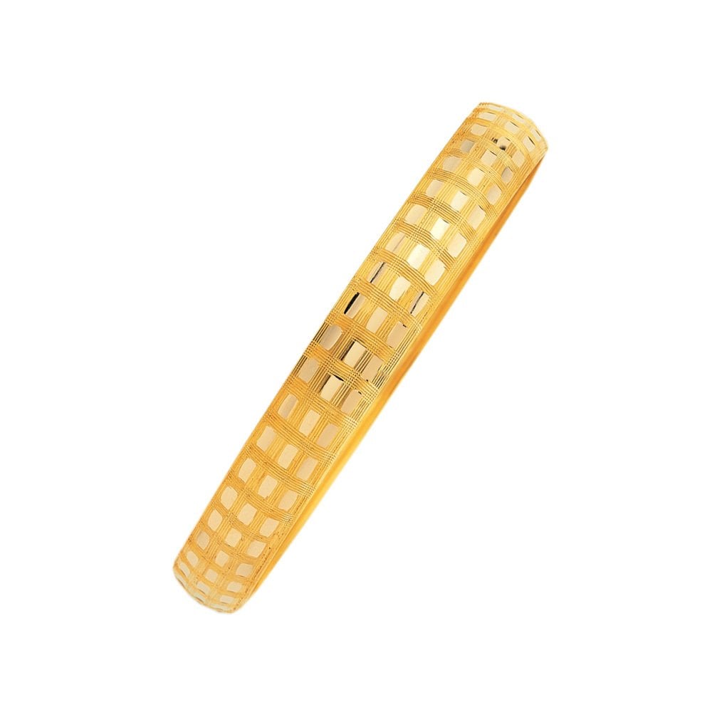 Desenli Hediyelik Altın Bilezik 14 Ayar 7 Gram