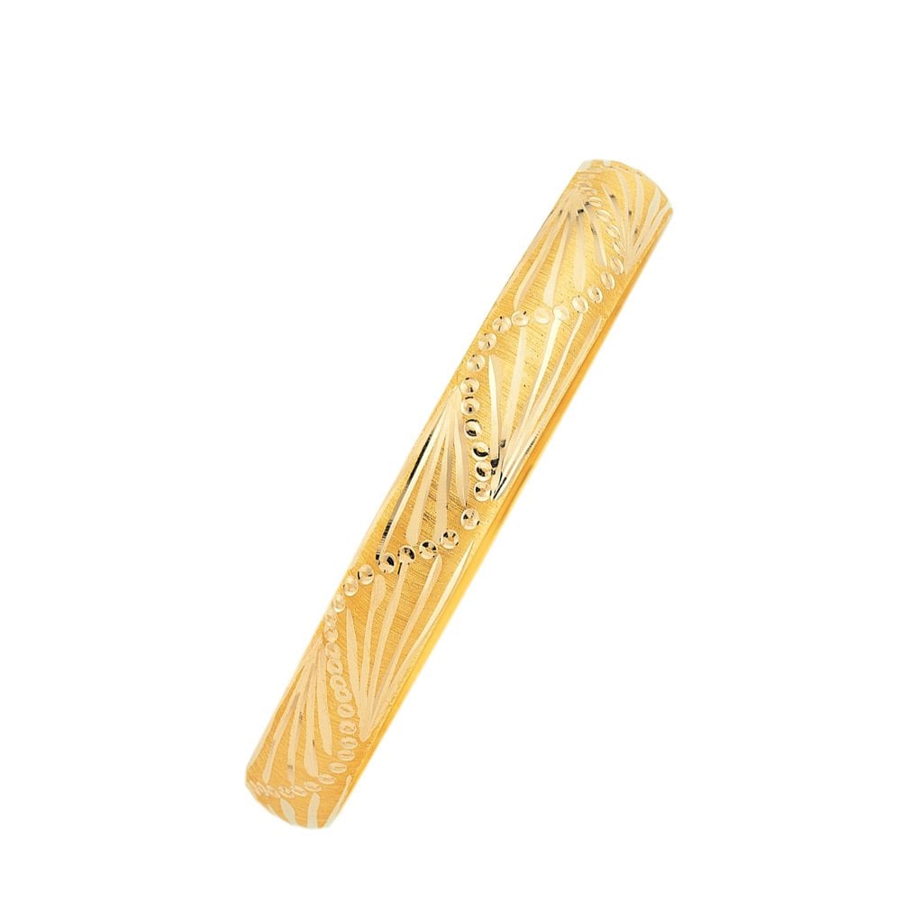 14 Ayar Hediyelik Altın Bilezik Nokta Desen 7 Gram