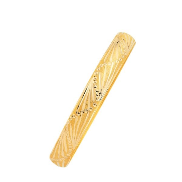 14 Ayar Hediyelik Altın Bilezik Nokta Desen 7 Gram