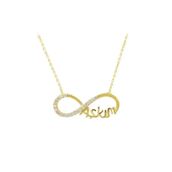 Sonsuz Aşkım Kolye 2.25 Gram 14 Ayar Altın