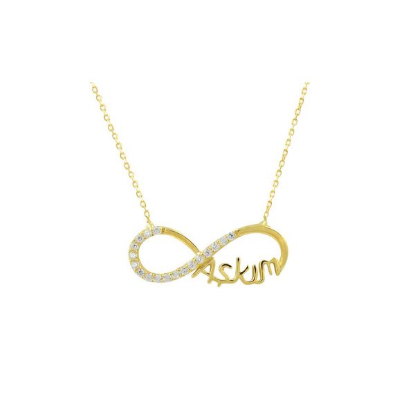 Sonsuz Aşkım Kolye 2.25 Gram 14 Ayar Altın