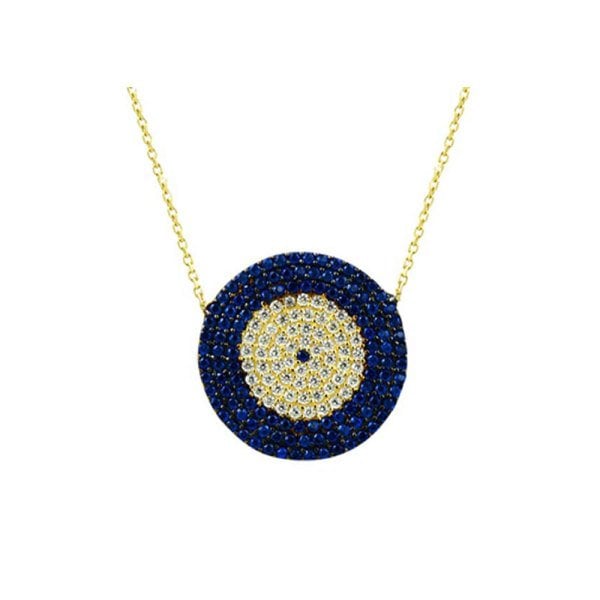Altın Sosyete Gözü Kolye 14 Ayar 3.40 Gram