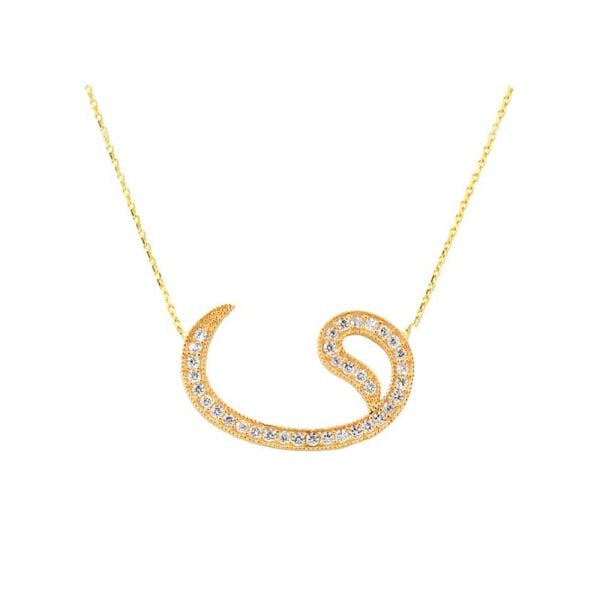Vav Kolye 14 Ayar Altın 2.34 Gram