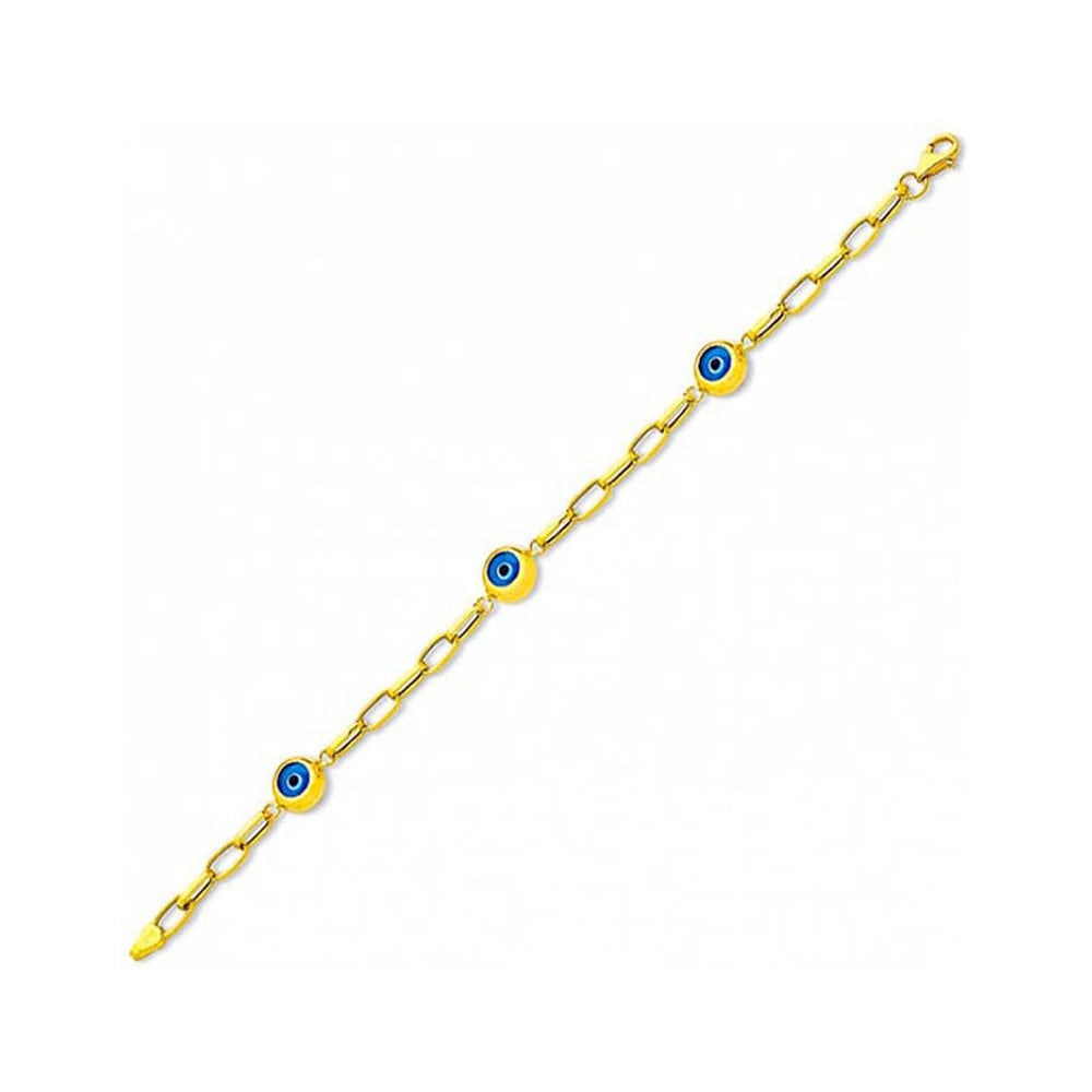 Gözlü Altın Bileklik 5.70 Gram 14 Ayar