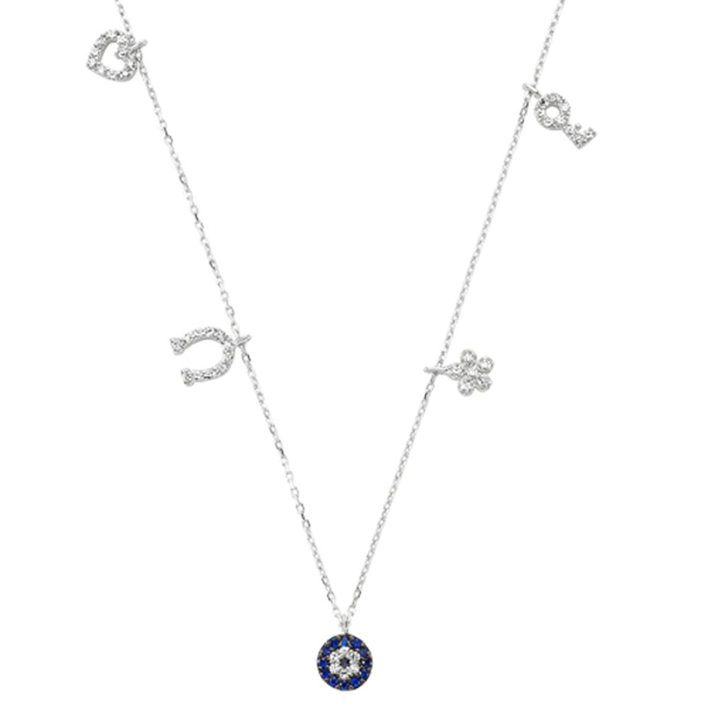 Nazar Boncuklu Şans Kolye 14 Ayar Altın 2.95 Gram