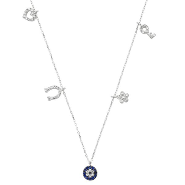 Nazar Boncuklu Şans Kolye 14 Ayar Altın 2.95 Gram