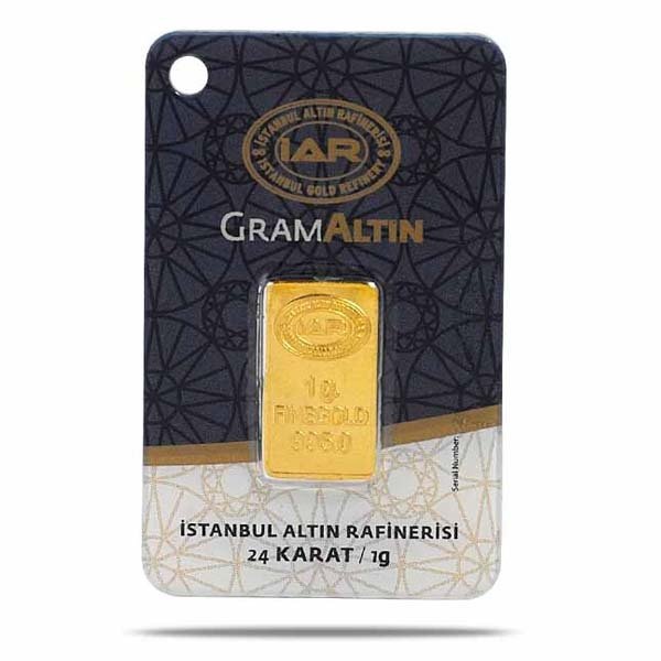 Külçe altın 24 ayar 1 gram
