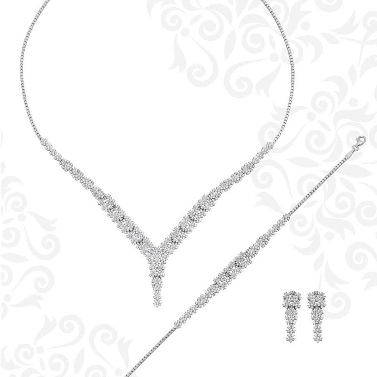 Taşlı Set 25.00 Gram 14 Ayar Altın