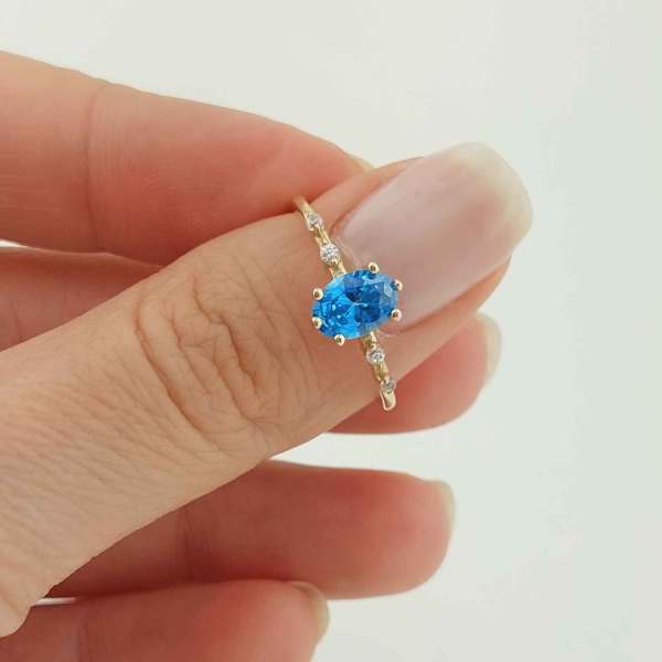 Taşlı Yüzük 14 Ayar Altın 1.60 Gram ABYYZK0107