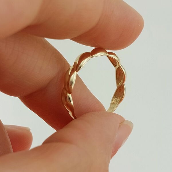 Altın Burgu Yüzük 14 Ayar 1.35 Gram ABYYZK0113